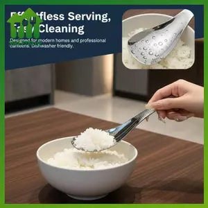 Thìa cơm bằng thép không gỉ kết cấu búa vuông SWEET bền cho nhu cầu nấu ăn n