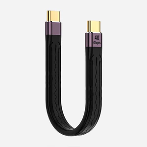 Cáp mềm FPC USB 4.0 Type-C Hỗ trợ sạc nhanh 100W PD 3.0, Video UHD 8K @ 60Hz, Truyền dữ liệu 40Gbps cho MacBook, Ngân hàng điện di động, Màn hình, SSD