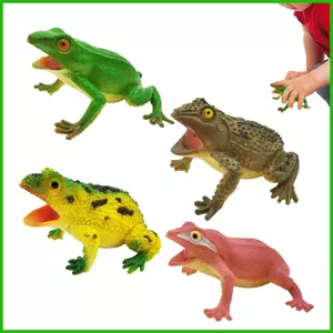 Ếch Cho Trẻ Em 4 Trò Chơi Cảm Giác Động Vật Thực Tế Có Âm Thanh Ếch Mềm Đồ Chơi Tắm Cho Bé Trai 3 Tuổi Bé Gái saixit2vn