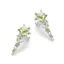 FANCIME “Wisteria Whisper ” Thanh hoa Peridot Bông tai bạc