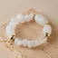 Vòng tay đính cườm NICOLOO, Vòng tay Boho nhiều màu Boho sang trọng, Acrylic nhẹ không đều Hạt đàn hồi Vòng tay trang sức