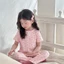 Bé Gái Mùa Hè Homewear Phù Hợp Với Hoa Mỏng Phong Cách Có Thể Mặc Bộ Đồ Ngủ Cotton Bên Ngoài 90-140 Size 3RE5