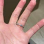 Nhẫn nữ zircon dát khí chất thời trang hình học đơn giản và đa năng