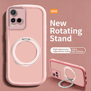 Ốp Lưng PBZZ Cho VIVO Y21 Y21S Y21A Y21t Y33T Y33s Y21G Vỏ Điện Thoại Lo Âu Vỏ Mềm Silicon Chống Sốc Thiết Kế Mới Thẩm Mỹ Có Giá Đỡ Màu Hồng Dễ Thương Cho Bé Gái JTYZJ1
