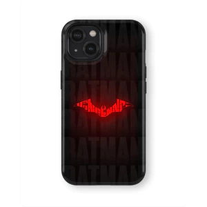 Màu đen nguyên chất logo phát sáng màu đỏ Thích hợp cho iPhone 17ProMax 16Pro 15 11 12 13 14 xs XR 17Air Vỏ bảo vệ hai lớp chống sốc Vỏ điện thoại
