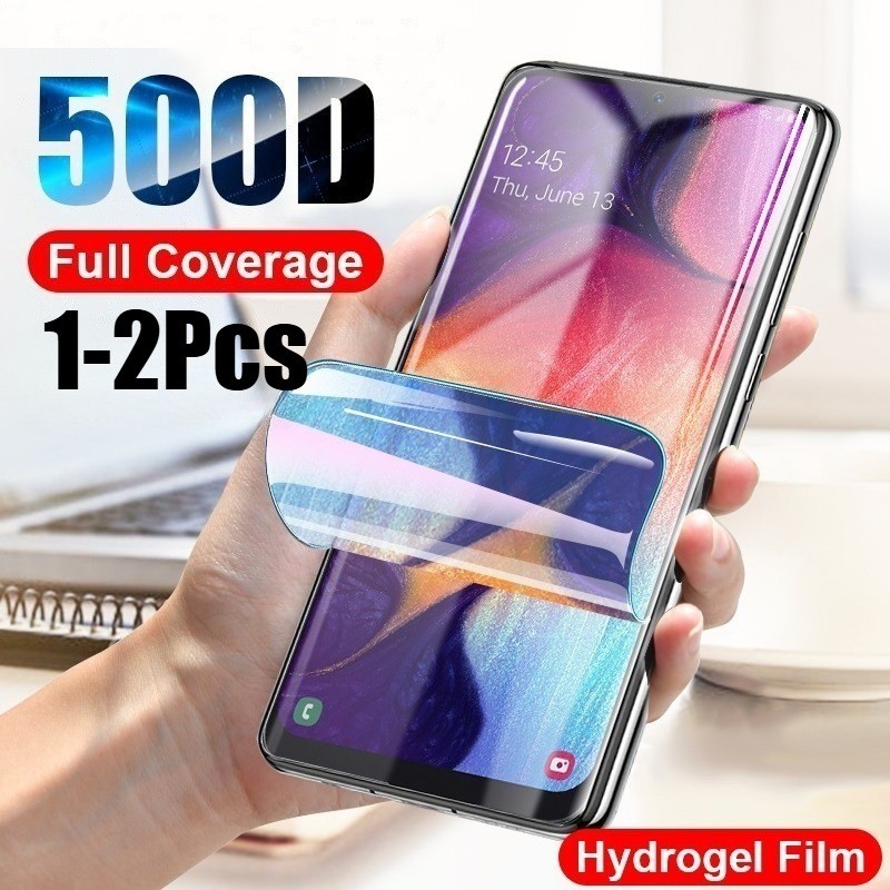 1-2 Chiếc Full Cover Bảo Vệ Màn Hình HD Mềm Cho Infinix Hot 70 60 60i Pro Plus 4G 5G Chống Rơi Chống Gián Điệp Riêng Tư Chống Ánh Sáng Xanh Hydrogel Phim Mờ