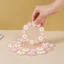Daisy Cách Nhiệt Pad Chống Thấm Nước Bàn Thảm Chống Dầu Nồi Thảm Hộ Gia Đình Tròn Chống bỏng Bát Thảm Cao Su Mềm Coaster EF3Z