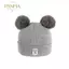 PNPIA- Mũ dệt kim ấm áp cho trẻ em mùa đông với Pom Pom Kids Mũ beanie đan màu trơn cho trẻ sơ sinh Mũ cho bé trai bé gái