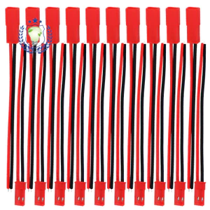 DQYO JST 10 Cặp Cắm Có Dây Cắm 2P Nam Nữ Đèn LED Thanh SYP Mông Dây Kết Nối Dây Thiết Bị Đầu Cuối Dây 100mm