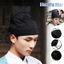 Mũ Hanfu SMILE, Mũ cổ mềm truyền thống, Retro Polyester Đen Phong cách cổ xưa Mũ hiệu suất