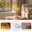 Đèn ngủ LED hoa Acrylic PYCOU, Thiết kế tối giản Đèn bàn LED chiếu sáng môi trường xung quanh mềm mại, Bảo vệ mắt sang trọng Tiết kiệm năng lượng Chạy bằng pin Đèn ngủ màu vàng cổ điển