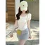 Bộ đồ bé gái nóng bỏng mùa thu thời trang Váy ngắn tay giảm tuổi Bộ đồ hai mảnh Người đàn ông nhỏ Mặc trọn bộ