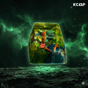 Keycap Pokemon Squirtle Artisan Cao Cấp Thủ Công | KCAP - World of keycaps