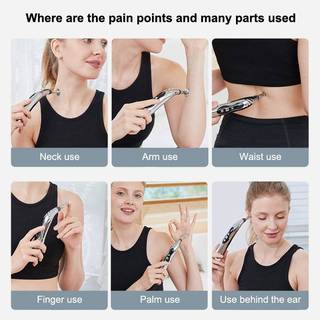 [Ktp] Điện tử châm cứu Bút USB kinh tuyến acupoint năng lượng acup năng lượng lưu thông massage bút vật lý trị liệu