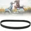 Đai đồng bộ PYCOU, Đai đồng bộ truyền động lái xe hiệu suất cao 5M-600-15, Đai định giờ cao su màu đen bền bỉ Xe tay ga nhỏ