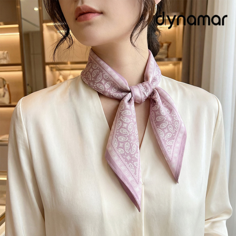 【dynamar】Khăn choàng dài họa tiết Paisley thanh lịch dành cho nữ, phụ kiện đa năng cho tóc và cổ.
