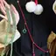 AN.MART Đá Tự Nhiên Cầu Nguyện Nelace Nữ Phật Giáo Thiền Pha Lê Xanh Nelace Dài sel Chokers Quà Tặng VN