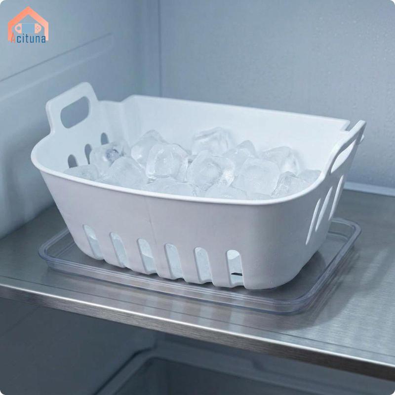 Hộp đựng đá Acutuna có khe hở Phụ kiện giỏ đá cho máy làm đá cho tủ lạnh gia đình