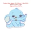 NICOLOO 150 Chiếc Nút Voi, Hai Lỗ Hai Màu Nút Gỗ, Được Sử Dụng Rộng Rãi Nút Hoạt Hình Bền Đẹp DIY May