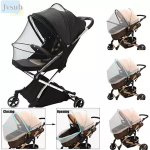 JVSUB 1 Xe Đẩy Muỗi Trẻ Sơ Sinh Xe Đẩy Phụ Kiện Full Cover Ngoài Trời Trẻ Sơ Sinh Lưới Bảo Vệ