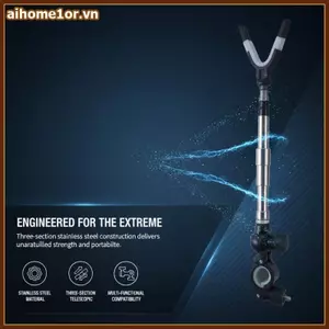 Chân đế câu cá có thể mở rộng bằng thép không gỉ AIHOM để hỗ trợ nâng cao dòng điện mạnh,