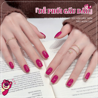 Miss Gooey Sơn móng tay gel màu trơn Strawberry Bear mới Màu sắc bán chạy nhất năm 2026 tôn da và dễ phối đồ.