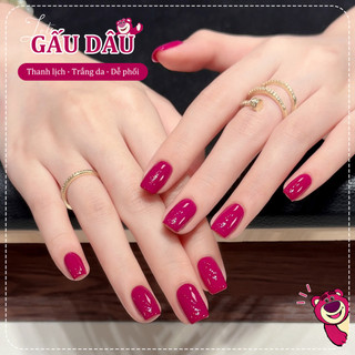 Miss Gooey Sơn móng tay gel màu trơn Strawberry Bear mới Màu sắc bán chạy nhất năm 2026 tôn da và dễ phối đồ.