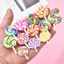 PNPIA- 10 Cái Màu Ngẫu Nhiên Đất Sét Mềm Mô Phỏng Lollipop Quyến Rũ Mặt Dây Chuyền Dành Cho Nữ Bé Gái DIY Nelace Bông Tai Phụ Kiện Trang Sức