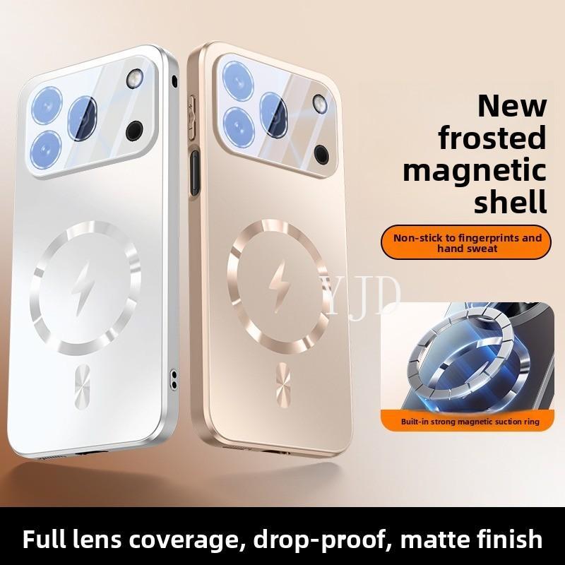 Ốp Lưng Cho Honor 600 Pro Mẫu Mới Matte Back Panel Bảo Vệ Ống Kính Từ Tính Hút Chống Rơi Vỏ Điện Thoại