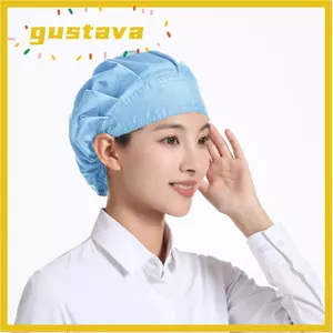 Mũ đầu bếp phục vụ ăn uống GUSTAVA, Mũ làm việc rắn có thể điều chỉnh, Mũ làm việc phục vụ bàn thoáng khí chống bụi chống bụi Unisex