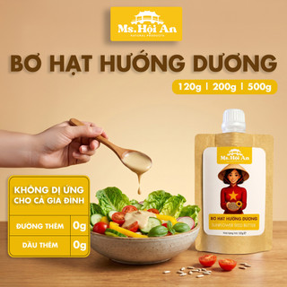 Bơ Hạt Hướng Dương 100% Ms. Hoi An - Không Đường Không Dầu - Giàu Magie Kẽm Eat Clean