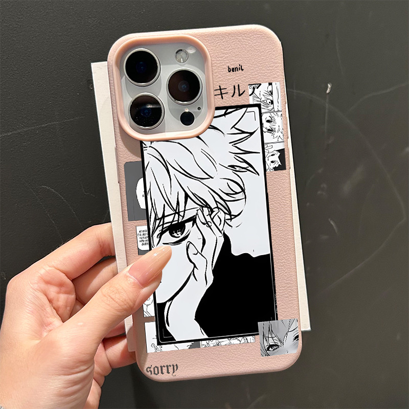 Ốp lưng cho iPhone 17 16 Pro Max 15 14 13 12 11 Hình ghép cậu bé Manga