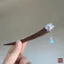 WHX-Hairpin {Cloud Double Thêu} Kẹp tóc ngắn 13cm Kẹp tóc bằng gỗ đàn hương chính hãng Thiết kế hai mặt Kẹp tóc cao cấp phù hợp thời trang