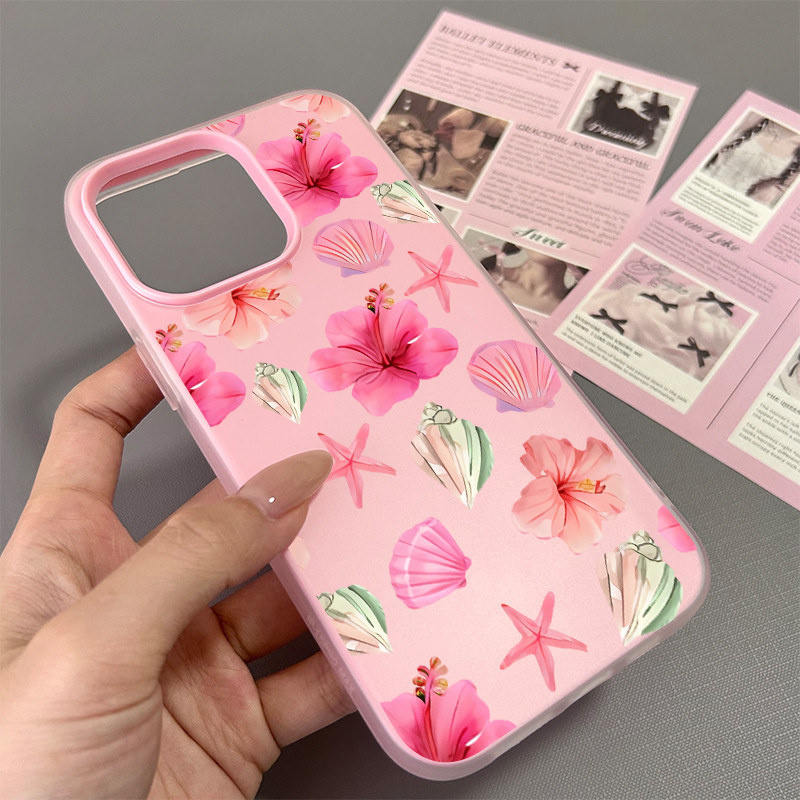 Ốp điện thoại họa tiết hình trái tim cho iPhone 17/16 Pro Max/15/14/13/12/11