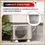 Đầu nối giao diện ống xả cửa sổ điều hòa di động 15CM (Vòi phun phẳng)