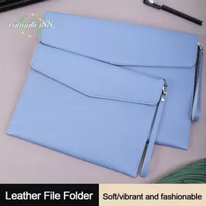 Túi đựng tài liệu da CATMALLER88, Túi đựng tài liệu da dung tích lớn bằng da, Hộp đựng tài liệu có tay cầm A4 A5 Cặp đôi văn phòng trường học