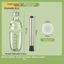 ST2 3 Bộ Bình Lắc Cocktail Bằng Nhựa Trong Suốt Có Cân Đánh Dấu Máy Trộn Đồ Uống Di Động Cho Trà Trái Cây Tự Chế TS2