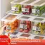 CANAMEK 1Pc Nhựa Trong Suốt Tủ Lạnh Hộp Bảo Quản Nhà Bếp Tủ Lạnh Tổ Chức Cho Rau Củ Quả Trứng Thực Phẩm Gia Đình Tươi Hộp Đựng CSF