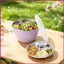 Bát Salad Hộp đựng đồ bằng thép không gỉ có nắp & Khay đựng đồ ăn trưa có hộp đựng và shopidaevn