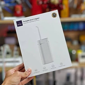 Tăm Nước Cầm Tay Mini WIWU WI-TP001 - Gấp Gọn, 4 Đầu Xịt Đa Năng, 3 Chế Độ, Chống Nước IPX7, Vệ Sinh Răng