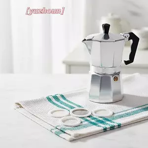 Tấm lọc đệm bằng thép không gỉ Bộ lắp đặt dễ dàng với 2 vòng Gel silicon để bảo trì niêm phong máy Espresso