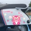 Loopy Xe Điện Miếng Dán Beaver Dâu Gấu Pin Độc Đáo Xe Trang Trí Dễ Thương Xước Xe Miếng Dán Chống Thấm Nước
