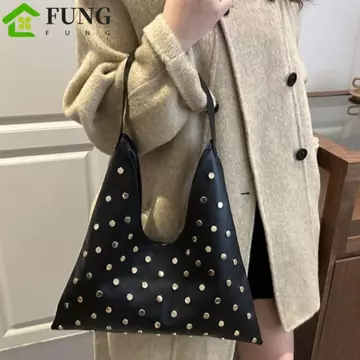 Women's PU Leather Bucket Bag – Large