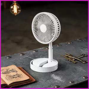 Quạt dao động di động 4 tốc độ có thể điều chỉnh từ xa Ventilador Quạt đứng có thể sạc lại cho bàn làm việc tại nhà lyuvn