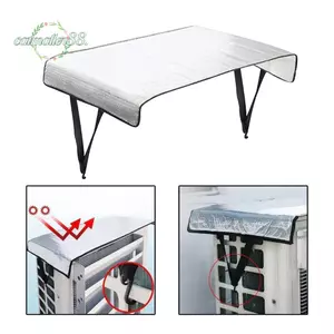 Bảo vệ điều hòa không khí CATMALLER88, Vỏ điều hòa lá nhôm bạc, Túi làm sạch chống bụi ngoài trời
