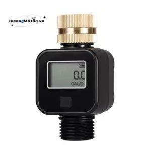 Đồng hồ đo nước IPX6 chống nước với ren đầu vào bằng đồng thau để đo vòi tưới vườn ngoài trời Bình nước phun cỏ
