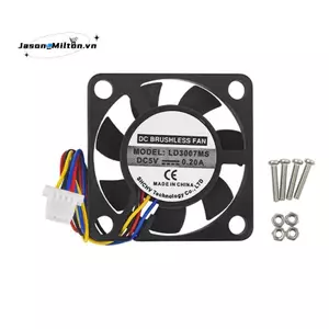 Cho 5 Quạt Làm Mát 4Pin JST Đầu Nối Đa Năng Thế Hệ 5 Đặc Biệt 3007 Quạt Tản Nhiệt Dễ Dàng Sử Dụng