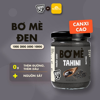 Bơ Mè Đen Tahini 100% WayOf - Không Đường Không Dầu - Bổ Sung Canxi Eat Clean