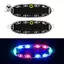 Đèn cảnh báo LED năng lượng mặt trời 2PC Đèn Flash không dây trên ô tô Xe đạp Xe đạp Xe đạp Đèn nhấp nháy phía sau màu đỏ và xanh