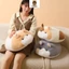 LON Dễ Thương Mô Phỏng Chuột Sang Trọng Đồ Chơi Hamster Sang Trọng Đồ Chơi Cho Bé Trai Bé Gái Sang Trọng Gối Ngủ Cho Bé Gái Quà Tặng Sinh Nhật Ngày Trẻ Em Sofa Đệm Trao Đổi Quà Tặng Giáng Sinh